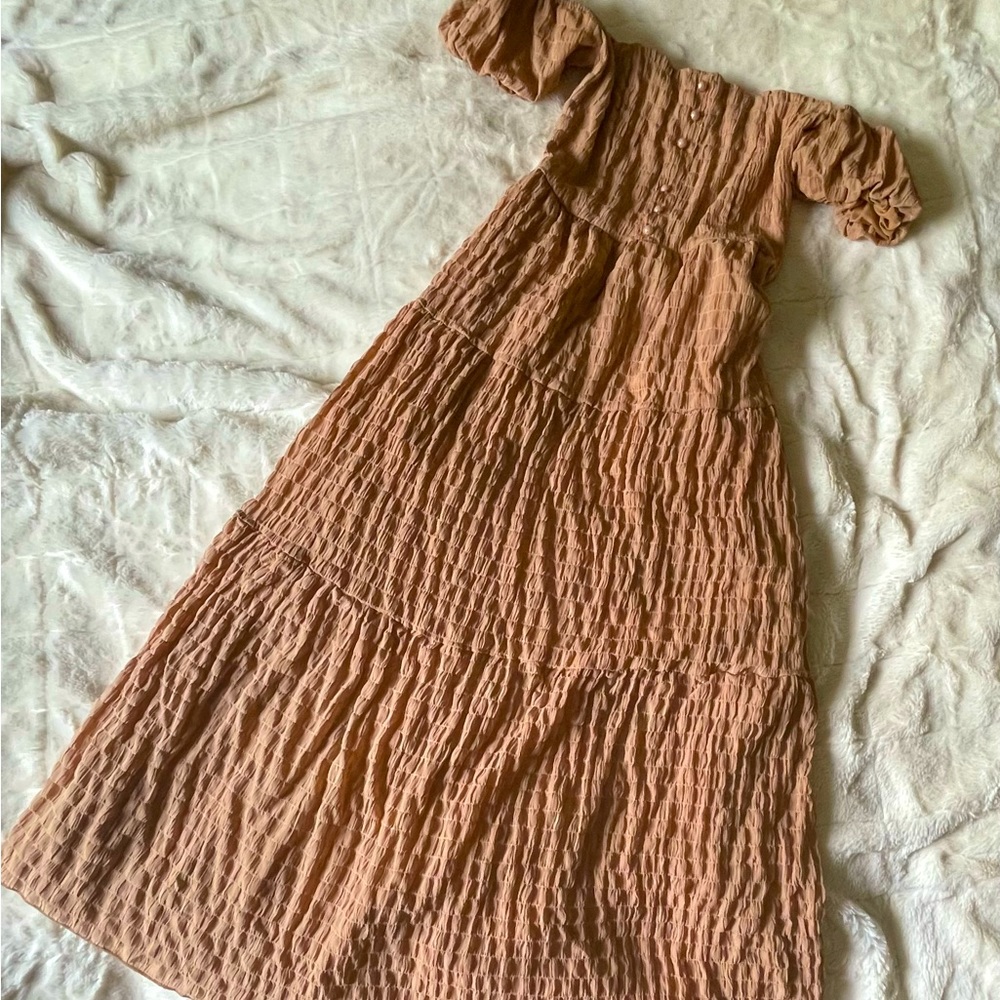 Light brown dress